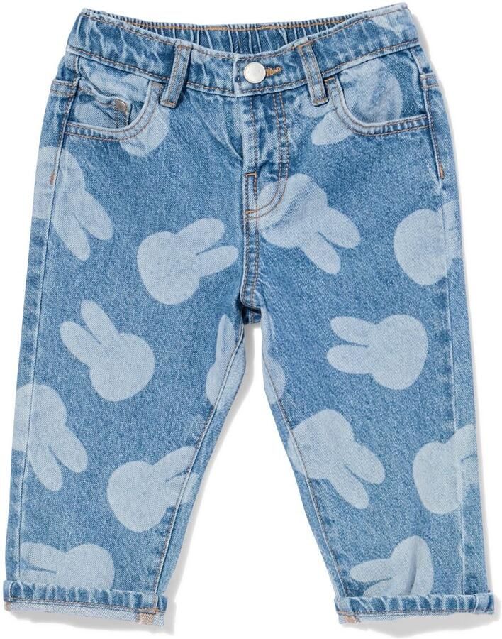 HEMA Nijntje Babyjeans Comfort Fit Middenblauw (middenblauw)
