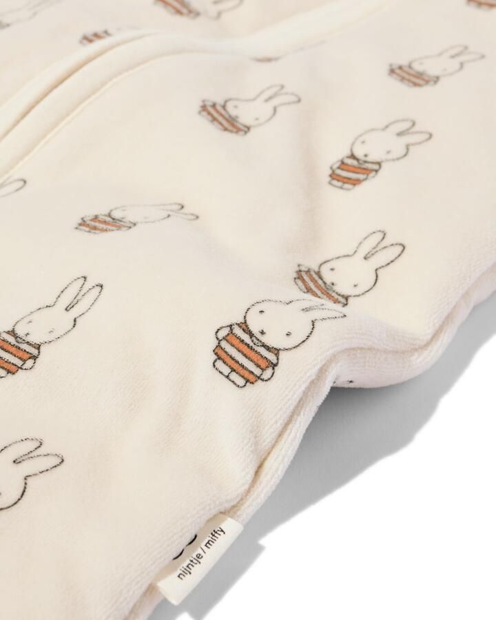 HEMA Nijntje Babyslaapzak Met Afneembare Mouwen Velours 3tog Beige - Foto 2