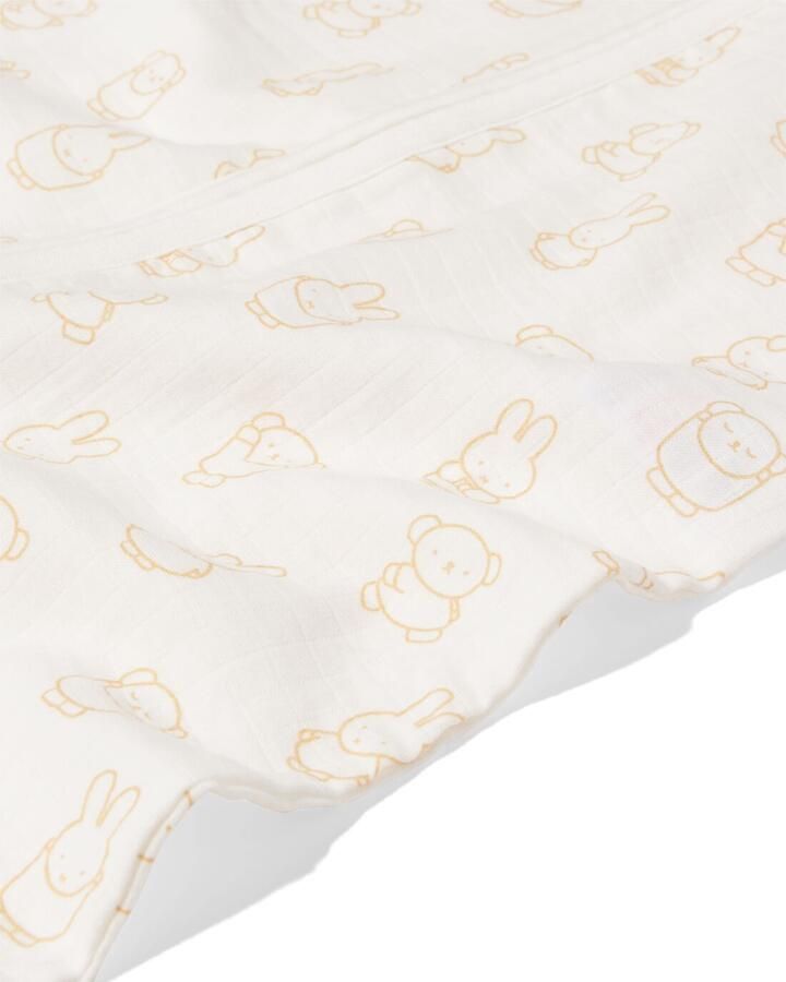 HEMA Nijntje Babyslaapzak Mouwloos Mousseline 0.5tog Gebroken Wit (gebroken wit)