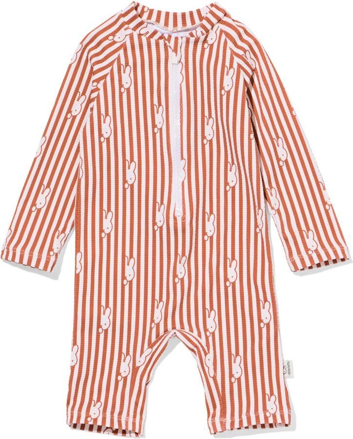 HEMA Nijntje Babyzwempak UPF40+ Streep Bruin (bruin) - Foto 2