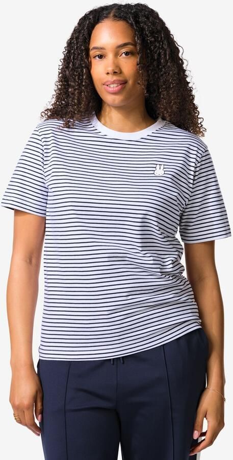 HEMA Nijntje Dames T-shirt Jersey Strepen Blauw (blauw) - Foto 2