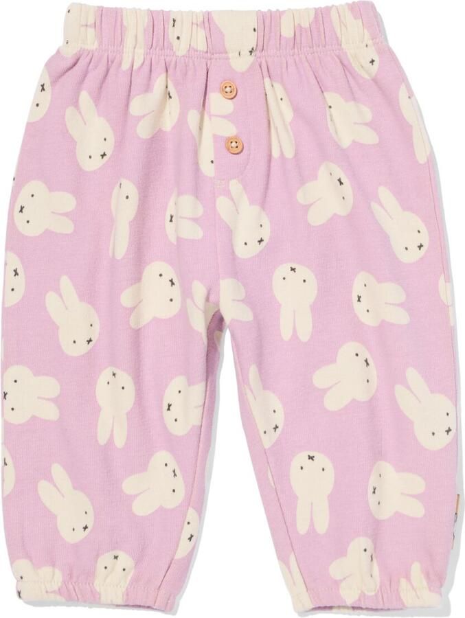 HEMA Nijntje Newborn Broek Comfy Fit Jersey Paars (paars) - Foto 2