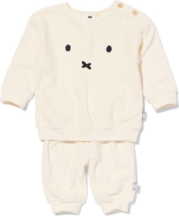 HEMA Nijntje Newborn Kledingset Terry Ecru (ecru)
