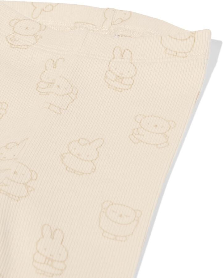 HEMA Nijntje Newborn Meegroeilegging Rib Ecru (ecru)