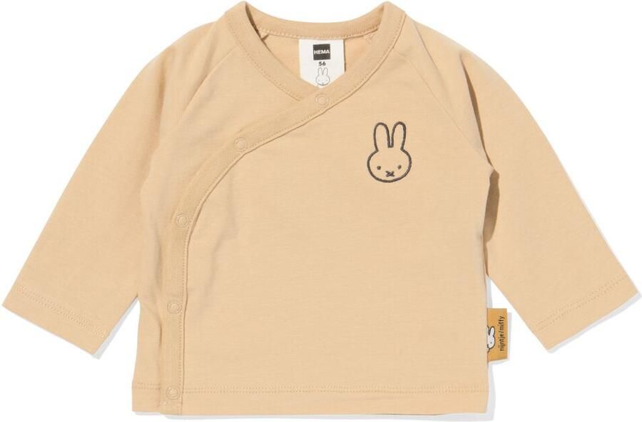 HEMA Nijntje Newborn T-shirt Met Overslag Zand (zand) - Foto 2