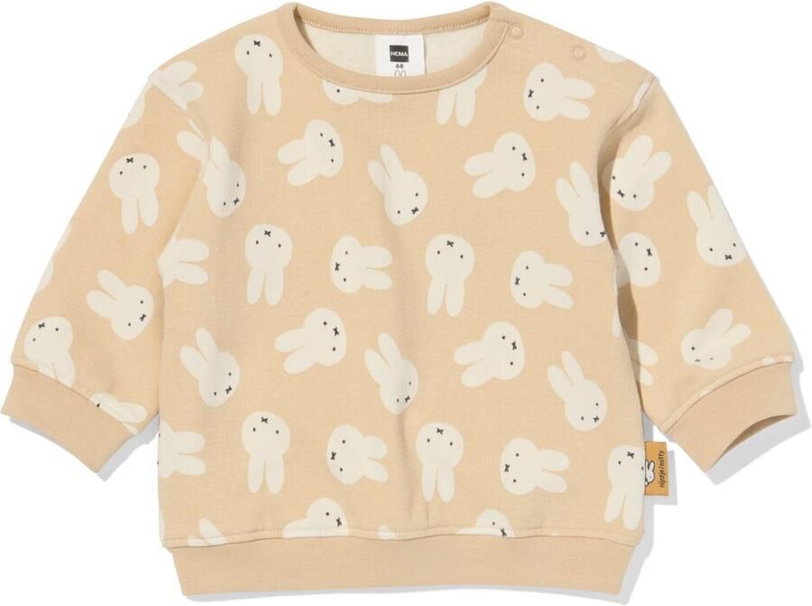 HEMA Nijntje Newborn Trui Sweatstof Ecru (ecru)