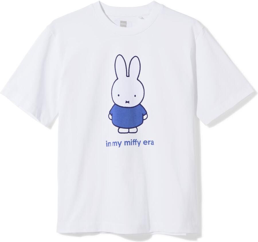 HEMA Nijntje T-shirt Voor Volwassenen 'in My Miffy Era' Maat S (wit) - Foto 2