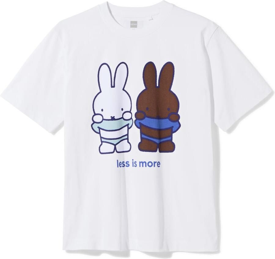 HEMA Nijntje T-shirt Voor Volwassenen 'less Is More' Maat S - Foto 2
