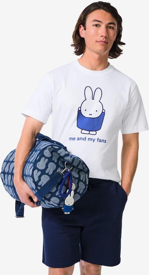 HEMA Nijntje T-shirt Voor Volwassenen 'me And My Fans' Maat L (wit)