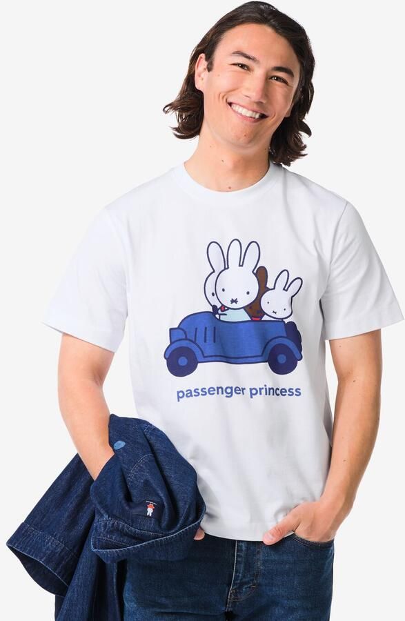 HEMA Nijntje T-shirt Voor Volwassenen 'passenger Princess' Maat XL (wit)