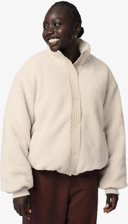 HEMA Omkeerbare Damesjas Race Teddy Beige (beige)