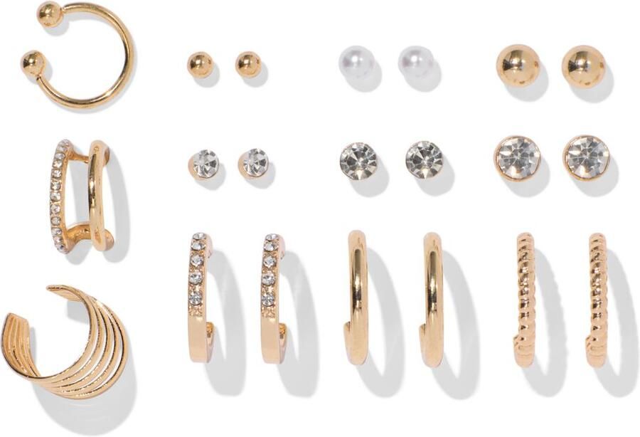 HEMA Oorbellen Set 3 Paar (White) - Foto 2