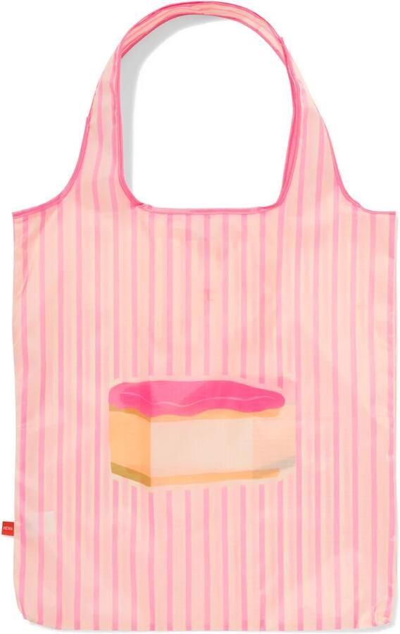 HEMA Opvouwbare Boodschappentas L 43x70cm Tompouce (multi)