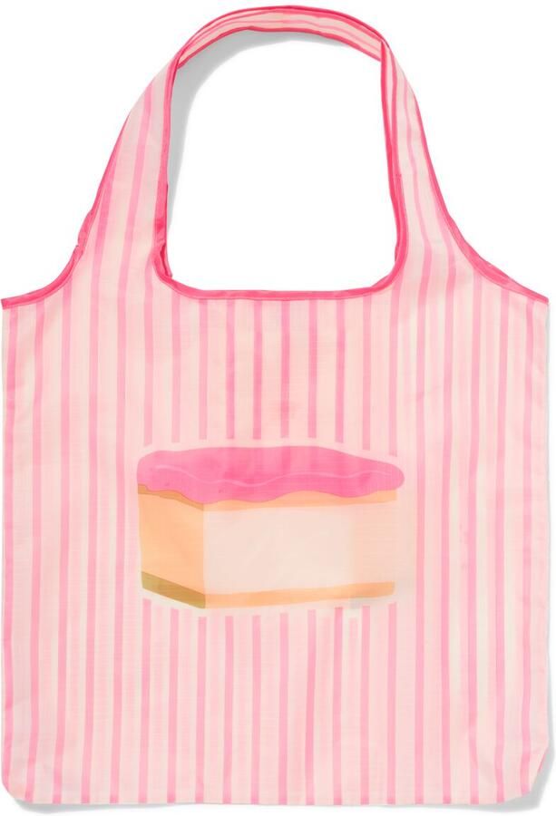 HEMA Opvouwbare Boodschappentas M 40x58.5cm Tompouce (multi)