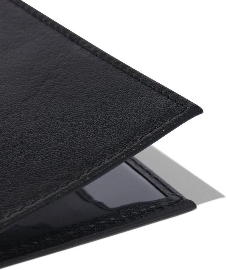 HEMA OV-kaartmapje Zwart Leer RFID