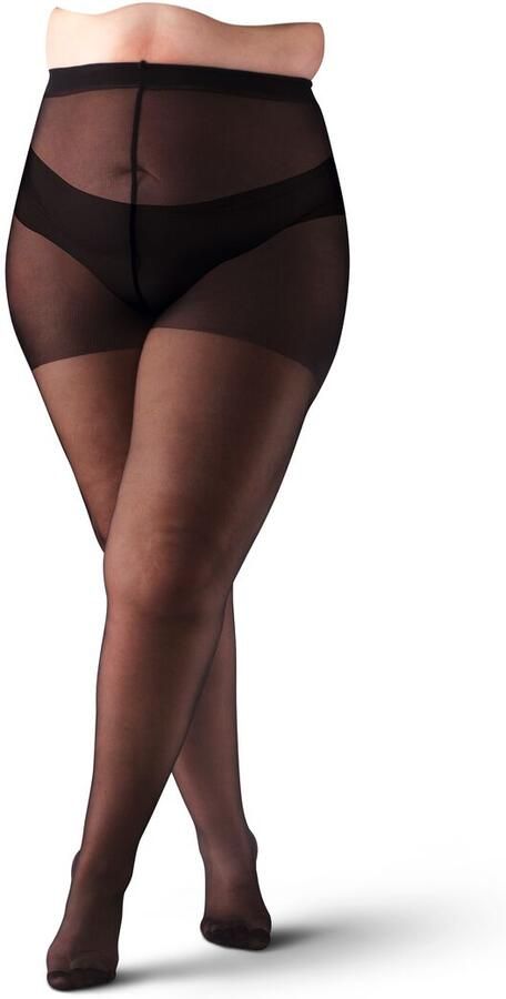 HEMA Panty 20denier Curvy Anti-ladder Zwart (zwart)