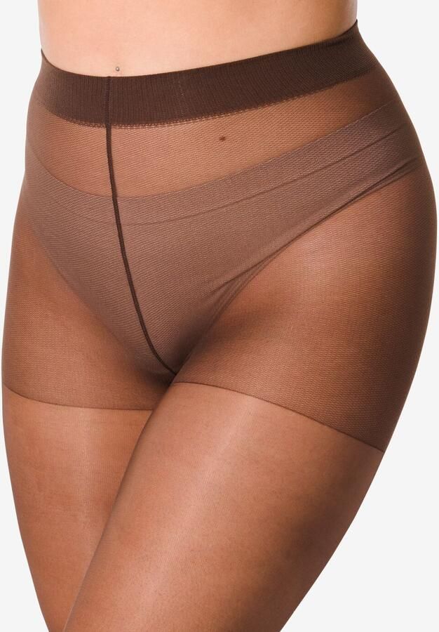 HEMA Panty's Glans Transparant 20 Denier 4 Stuks Bruin (bruin)