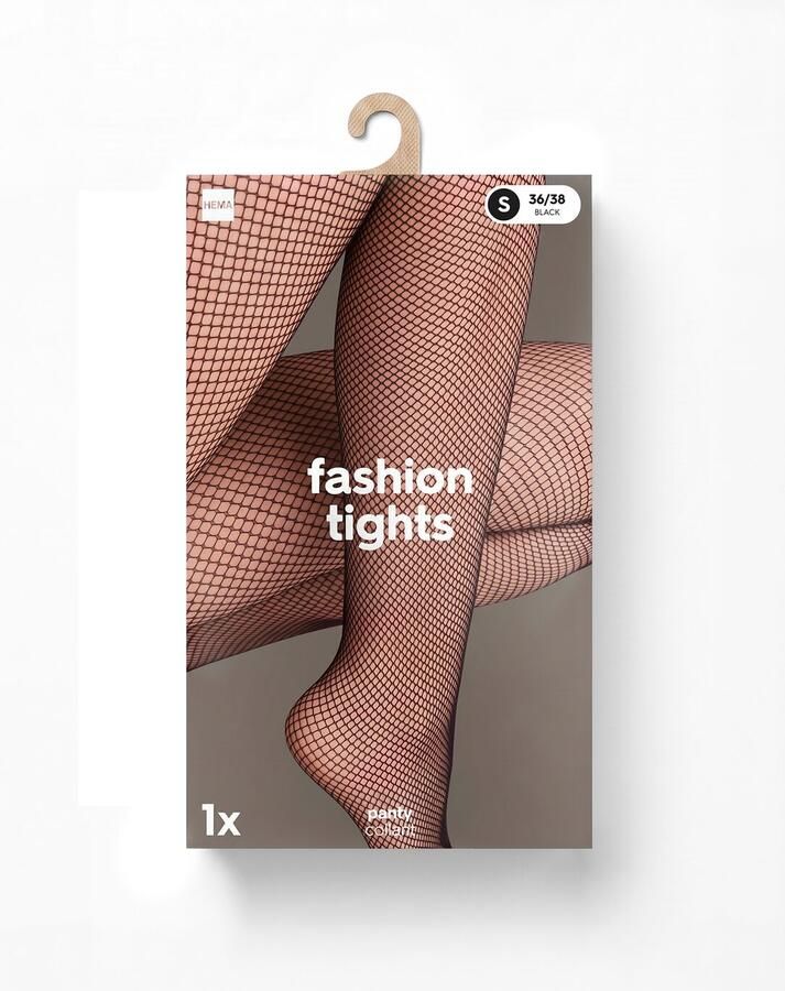 HEMA Panty Fashion Net Zwart - Foto 2
