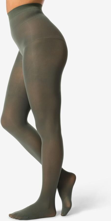 HEMA Panty Opaque Temp Tech 40 Denier Groen (groen)