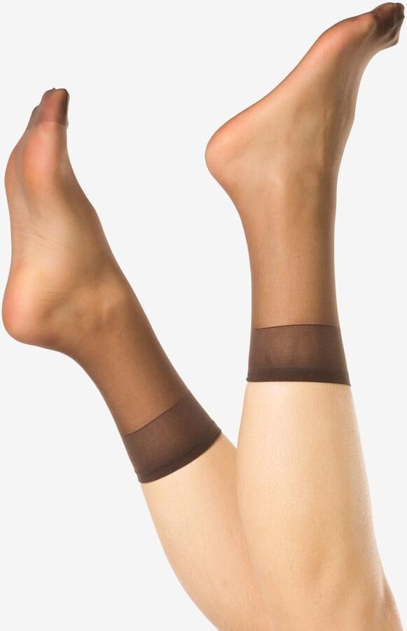 HEMA Pantysokken 15denier Anti-ladder Mat 2 Paar Bruin (bruin) - Foto 2