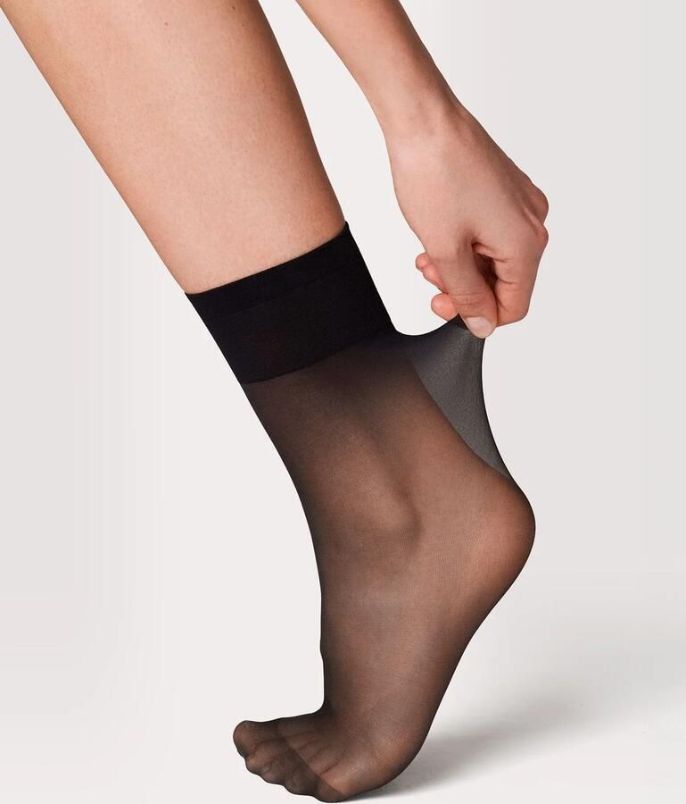 HEMA Pantysokken Antiladder 15 Denier Mat 2 Paar Zwart (zwart)