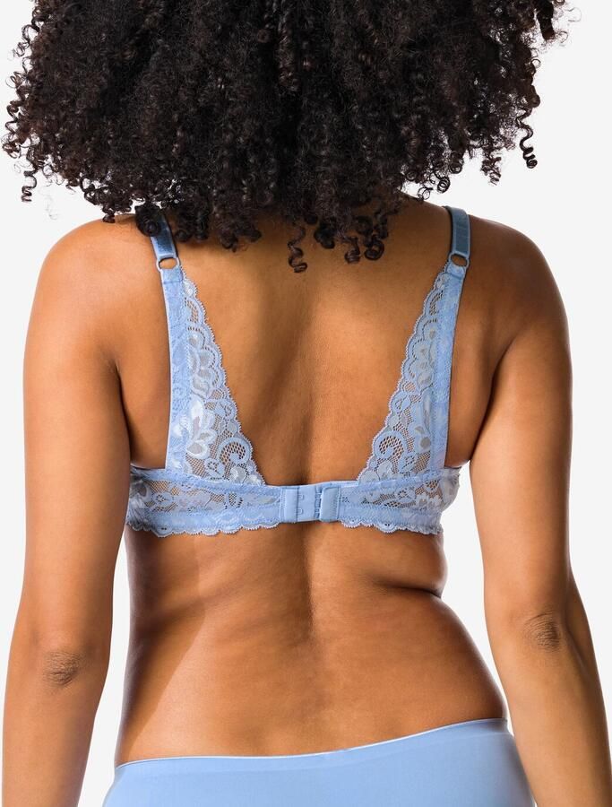 HEMA Push-up Bh Met Beugel Blauw (blauw) - Foto 2