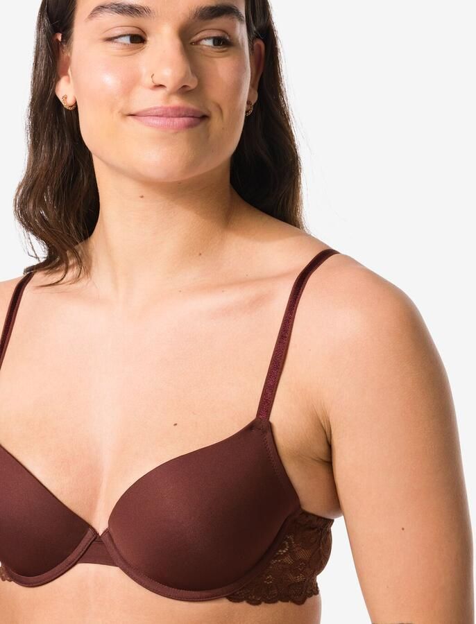 HEMA Push-up Bh Met Beugel Donkerbruin (donkerbruin) - Foto 2