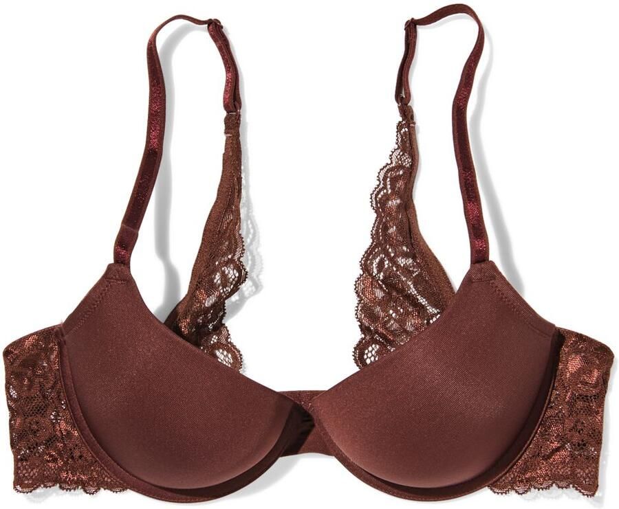 HEMA Push-up Bh Met Beugel Donkerbruin (donkerbruin)