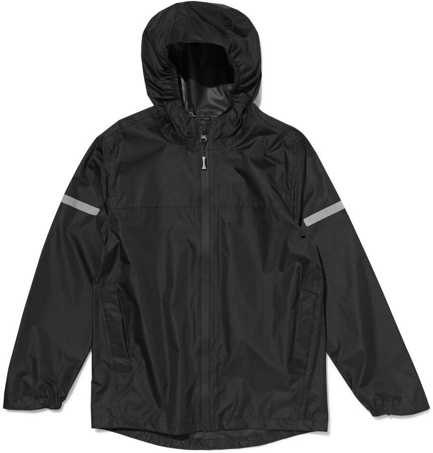 HEMA Regenjas Voor Kinderen Lichtgewicht Waterdicht Zwart (zwart) - Foto 2