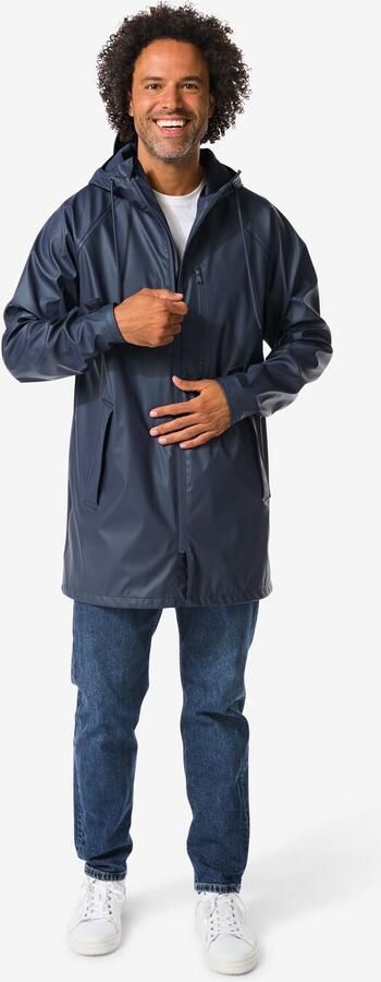 HEMA Regenjas Voor Volwassenen Blauw (blauw)
