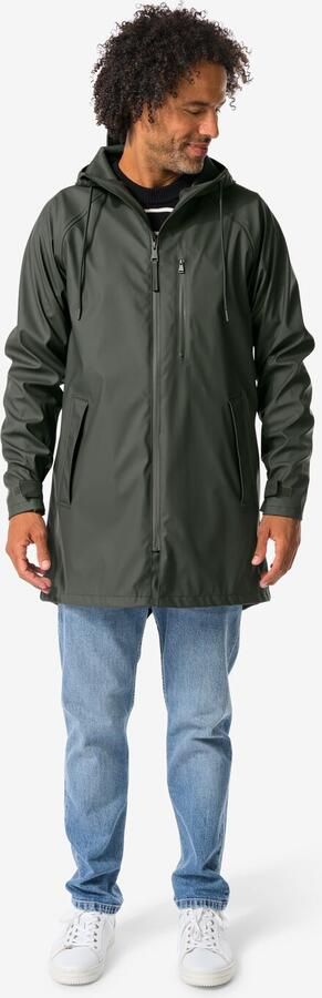 HEMA Regenjas Voor Volwassenen Groen (groen)