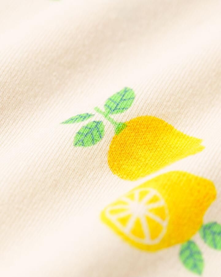 HEMA Romper Katoen Met Stretch Fruit Geel (geel)