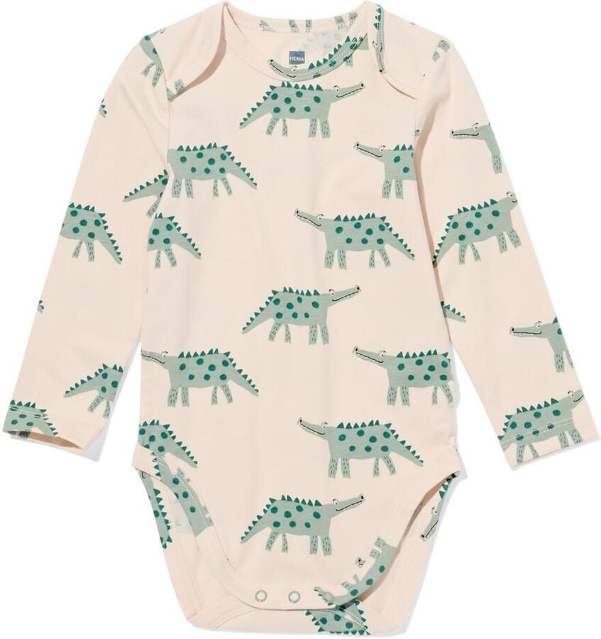 HEMA Romper Met Stretch Draak Gebroken Wit (gebroken wit) - Foto 2