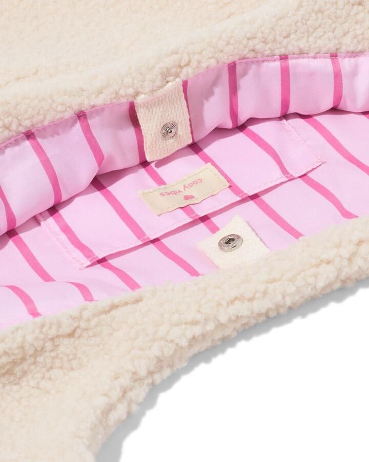 HEMA Schoudertas 50x37cm Teddy Crème