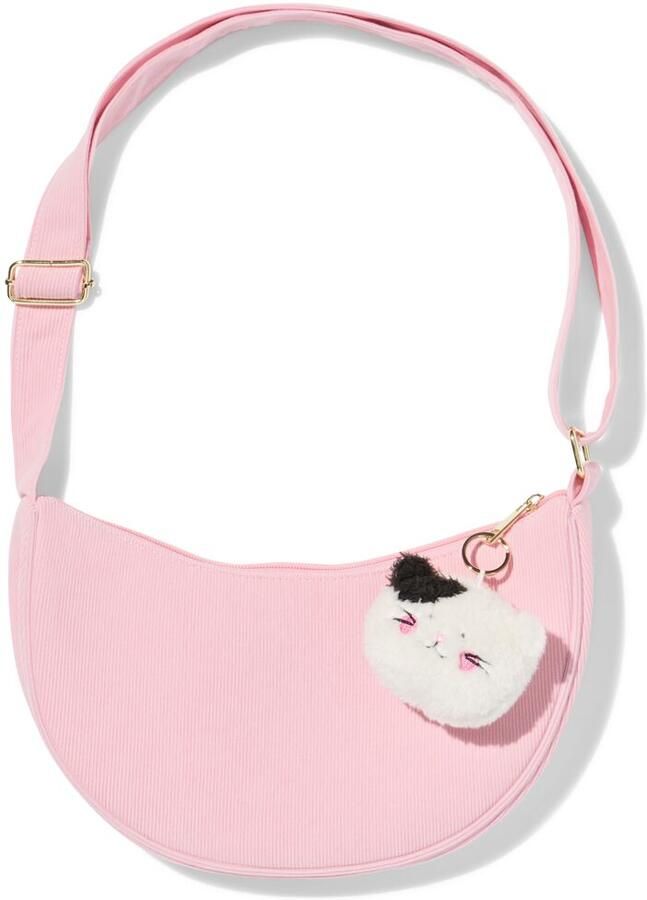 HEMA Schoudertas Met Sleutelhanger Kat - Foto 2