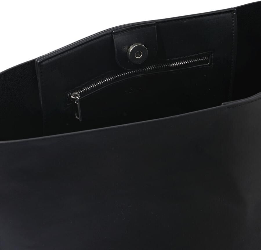 HEMA Shopper Leerlook Zwart (zwart)