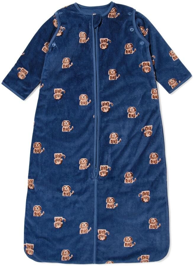 HEMA Slaapzak Met Afneembare Mouwen Velvet 3.0tog Honden Blauw (blauw) - Foto 2