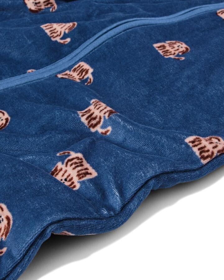 HEMA Slaapzak Met Afneembare Mouwen Velvet 3.0tog Honden Blauw (blauw)