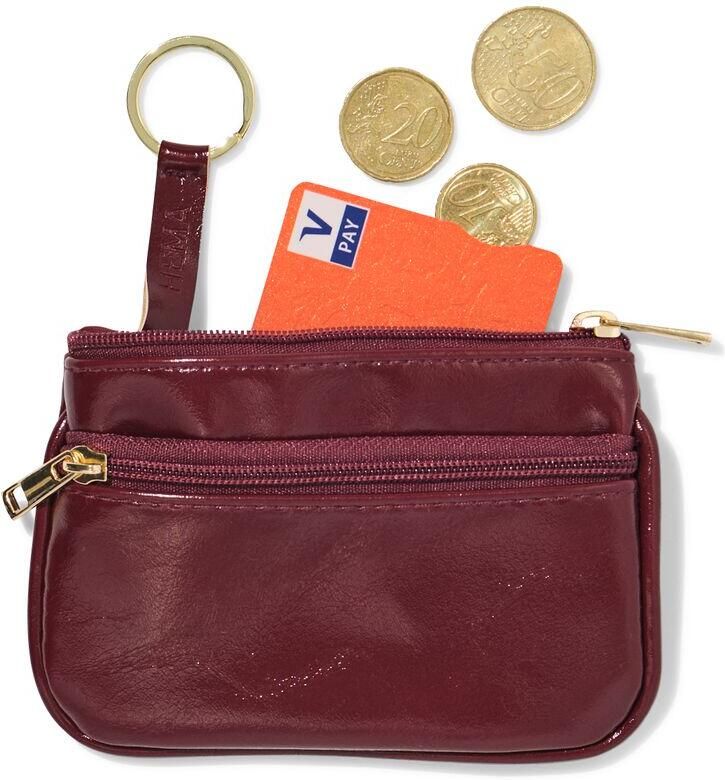 HEMA Sleutel Etui 12x8cm Kunstleer Rood