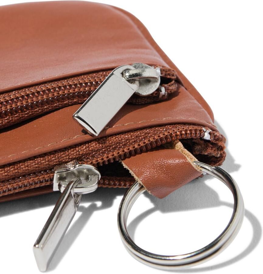 HEMA Sleuteletui Leer Cognac