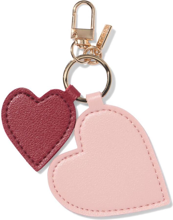 HEMA Sleutelhanger Hartjes Rood