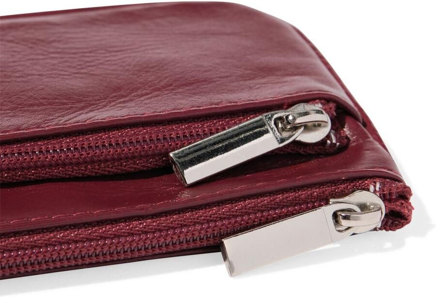 HEMA Sleutetui Leer Donkerrood