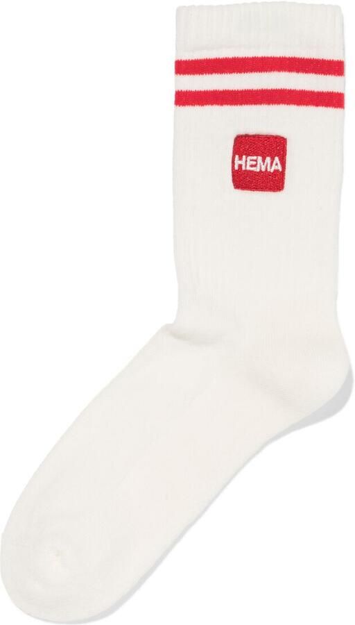 HEMA Sokken -logo En Hartje Voor Kids En Volwassenen Gebroken Wit (gebroken wit) - Foto 2