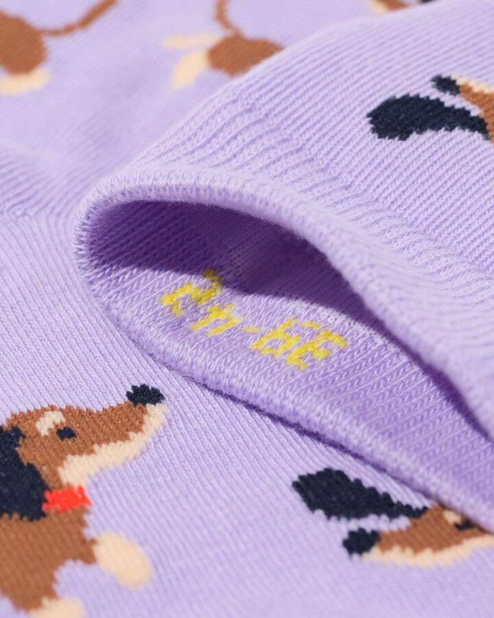 HEMA Sokken Voor Volwassenen 'can I Get A Woof' Lavendel (lavendel)