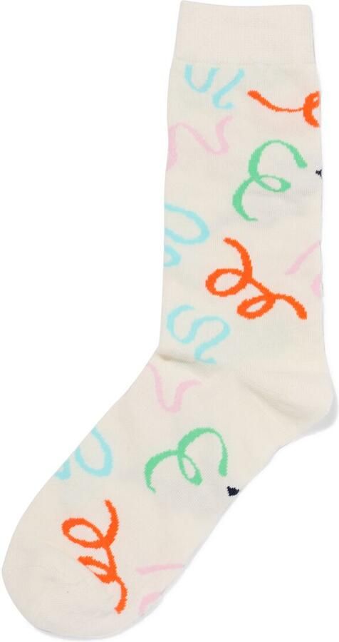 HEMA Sokken Voor Volwassenen 'let's Celebrate' Beige (beige) - Foto 2