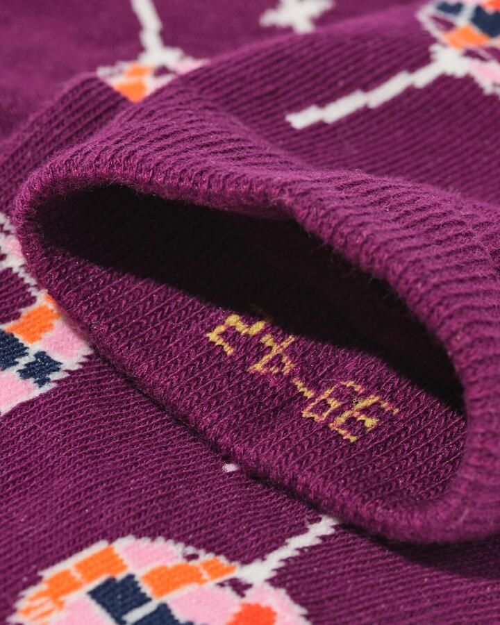 HEMA Sokken Voor Volwassenen 'let's Dance' Paars (paars)