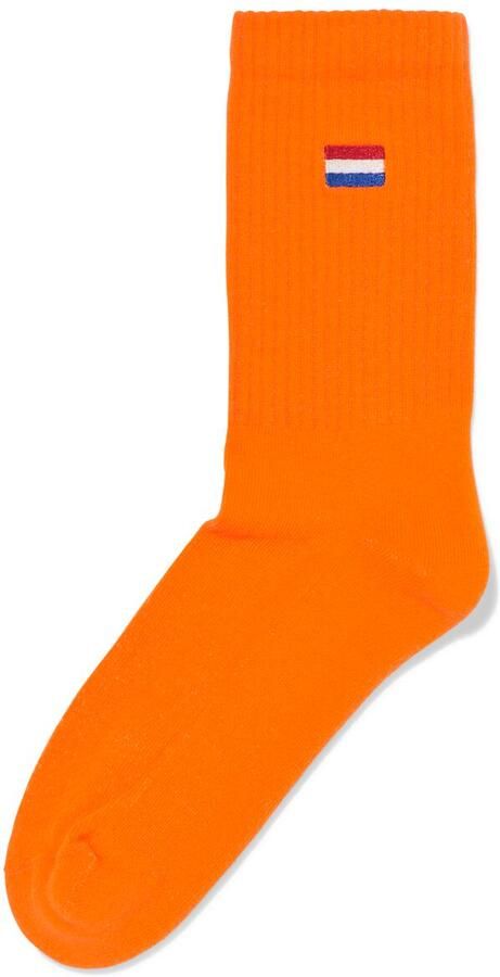 HEMA Sokken Voor Volwassenen Nederlandse Vlag Oranje (oranje) - Foto 2