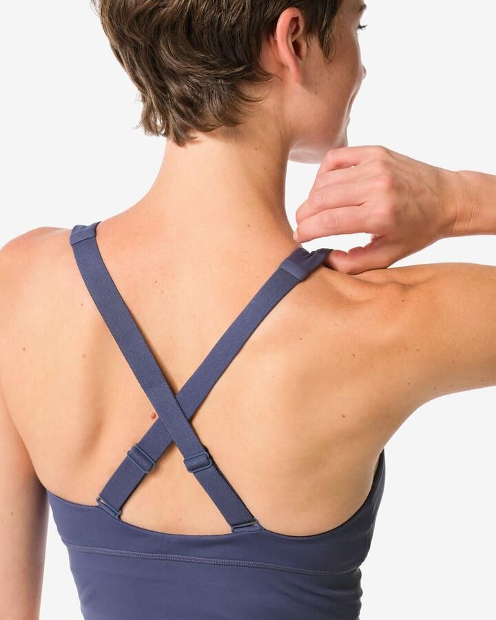 HEMA Sport Bh Light Support Donkerblauw (donkerblauw) - Foto 2