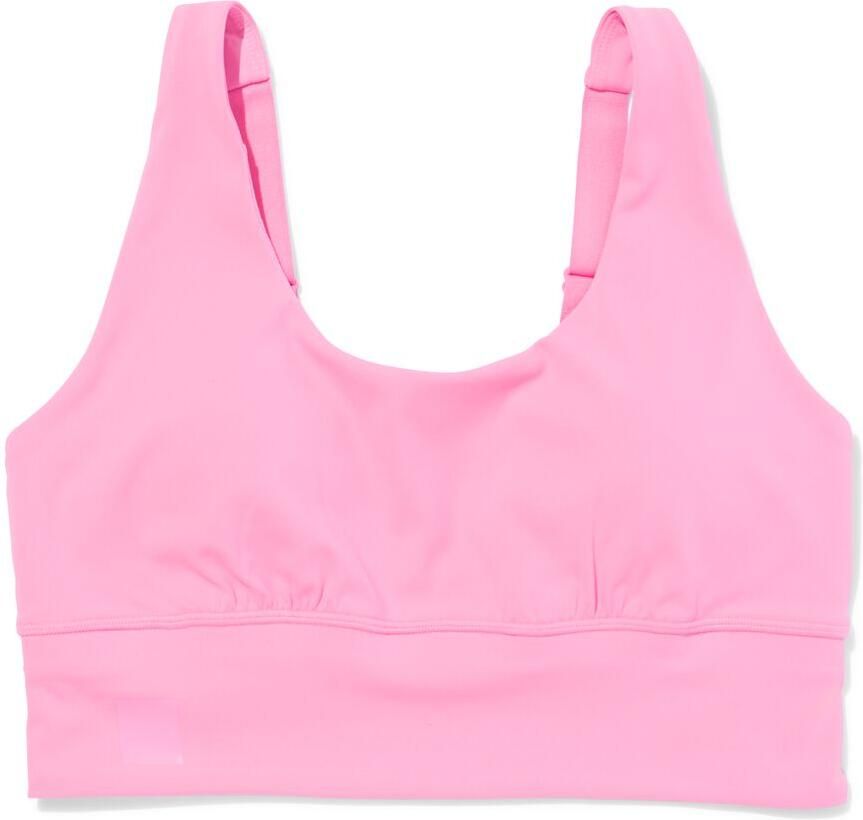 HEMA Sportbh Light Support Zonder Beugel Roze (roze) - Foto 2