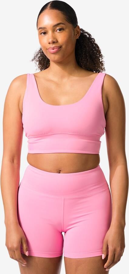 HEMA Sportbh Light Support Zonder Beugel Roze (roze)